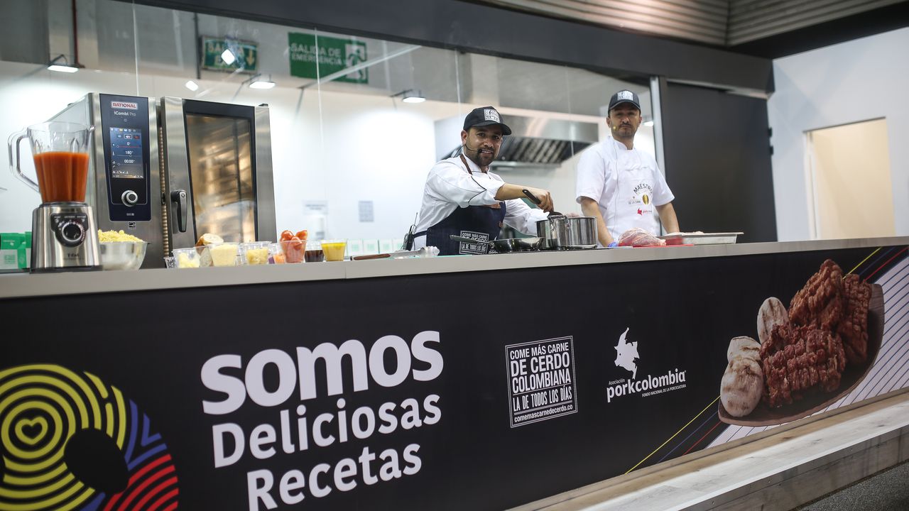 哥伦比亚农业博览会举行猪肉成主角之一